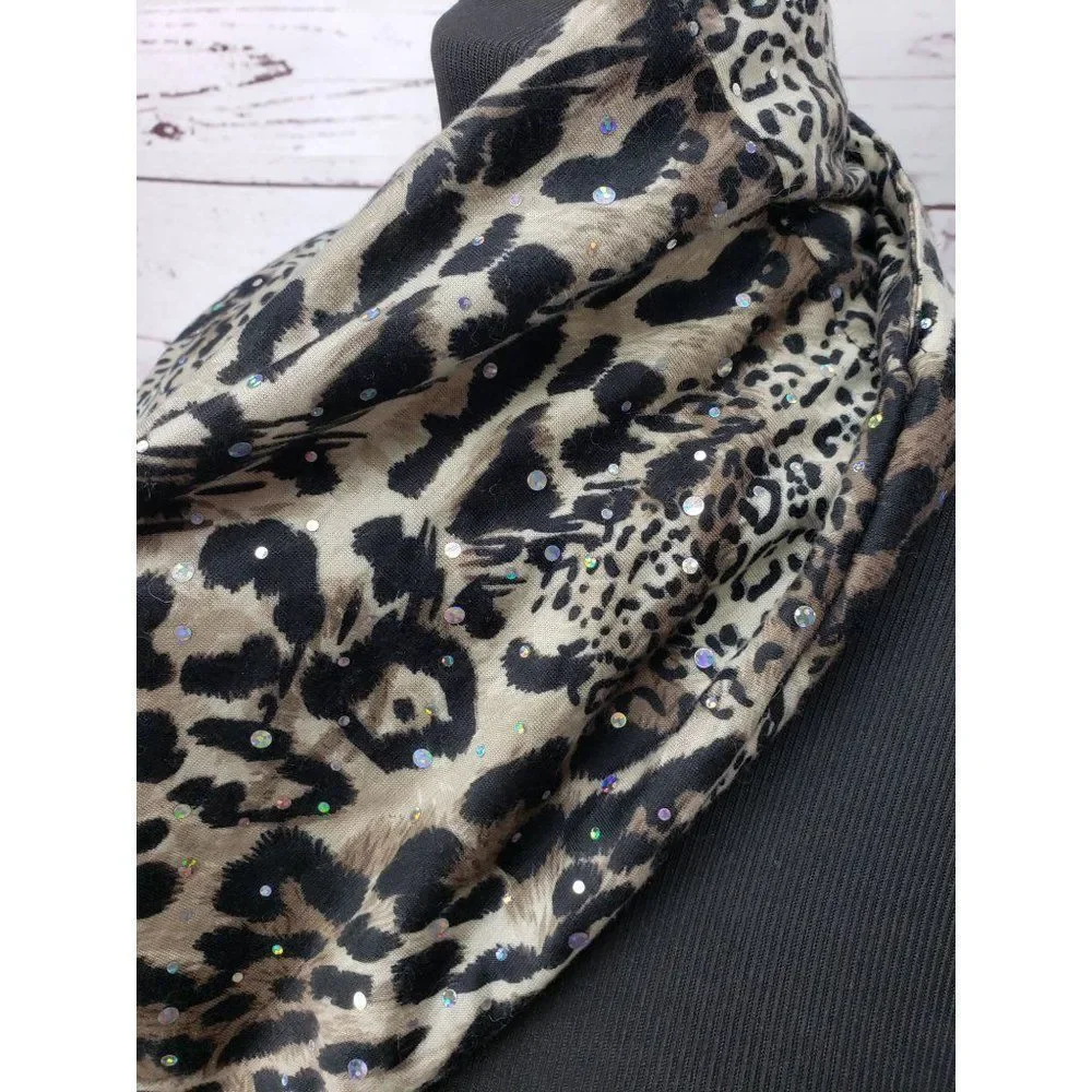 Notations Leopard Cheetah Animal Print‎ Women's Infinity Scarf